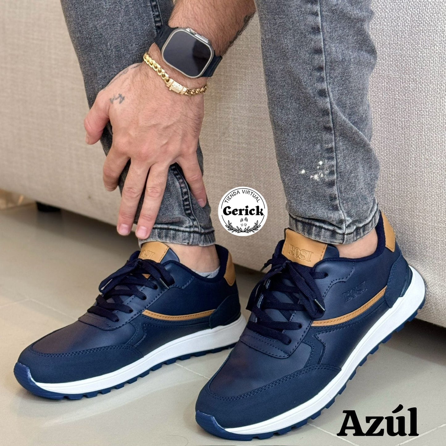 Deportivo Bossi Hombre – Comodidad, Estilo y Resistencia en Cada Paso